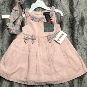 Spring Dress with Matching Headband
